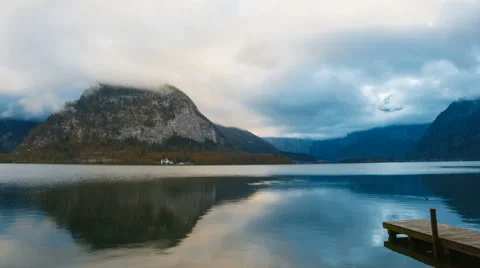 Sunrise over lake Video stock 49073235