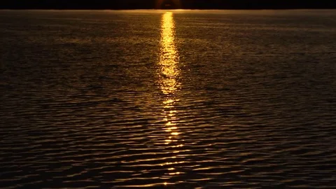 Sunrise over lake Stock Footage 75243920