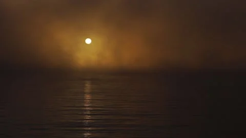 Sunrise over lake Stock Footage 144443049