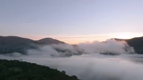 Sunrise over the lake Video stock 211147223
