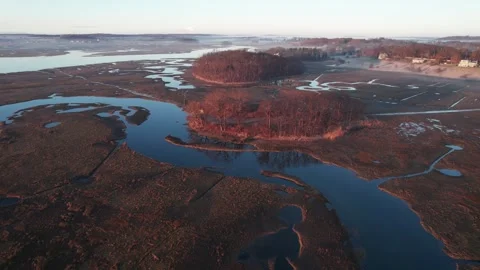 Sunrise over the Marsh. Video stock 276135815