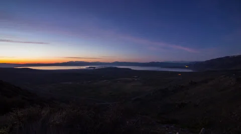 Sunrise over Momo Lake Video stock 24974447