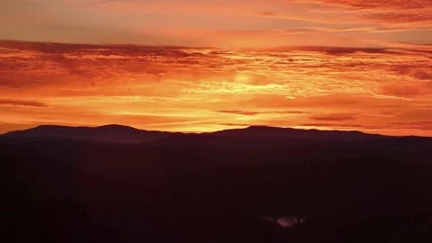 Sunrise over the mountains Stock Footage 243543959