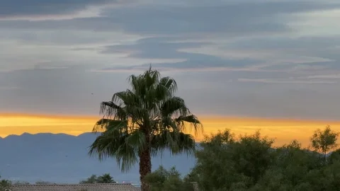 Sunrise over the Mountains . Stock Footage 286388534