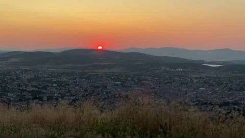 Sunrise over the mountains Stock Footage 311556275