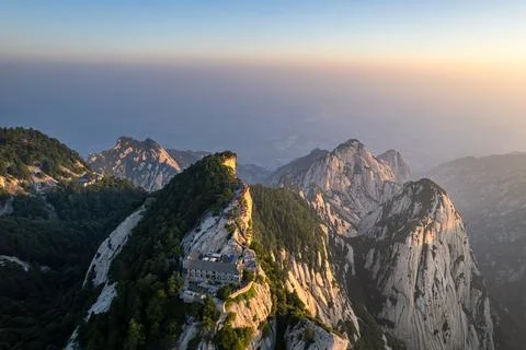Sunrise over the mountains Stock Photos