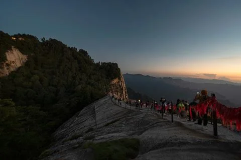 Sunrise over the mountains Stock Photos