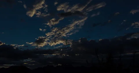 Sunrise Over Mountains Timelapse Stock Footage 57755068