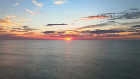 Sunrise over the Ocean 4.1 Stock Footage