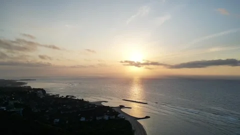 Sunrise over the ocean Stock Footage 312238240