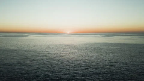 Sunrise over the ocean in Los Cabos, Mexico Stock Footage 244848705