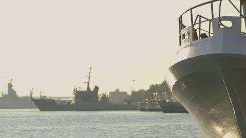 Sunrise over the pier Stock Footage 71647549