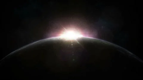 Sunrise Over Planet Earth Stock Footage 59322600