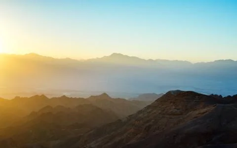 Sunrise over Red sea Stock Photos