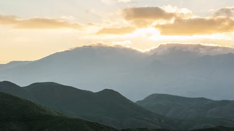 Sunrise over remote mountains generic 4k Time Lapse Footage Stock Footage 108345458