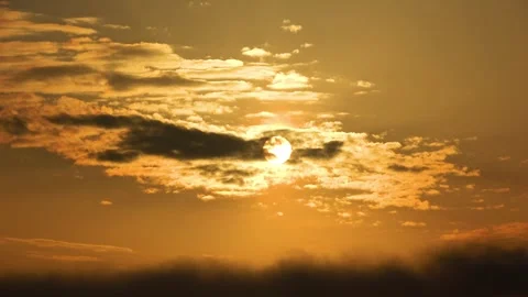 Sunrise over the river Stock Footage 276876659