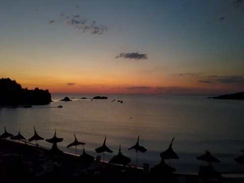 Sunrise over the sea Video stock 80990601