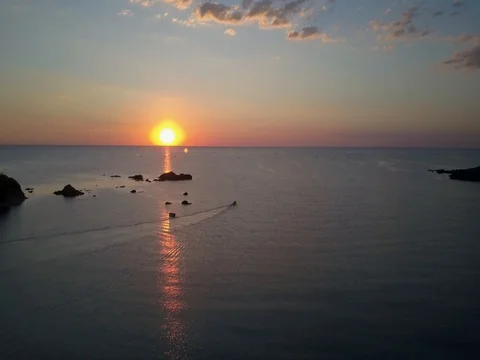 Sunrise over the sea Video stock 80990769