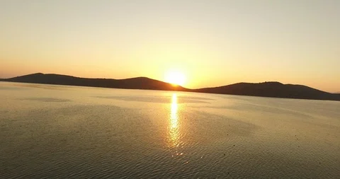 Sunrise over the sea. Stock Footage