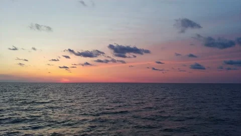 Sunrise Over The Sea Stock Footage 138162860