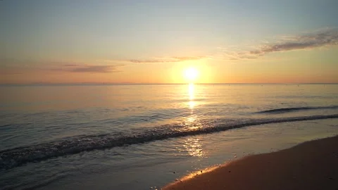 Sunrise Over The Sea Video stock 202138171