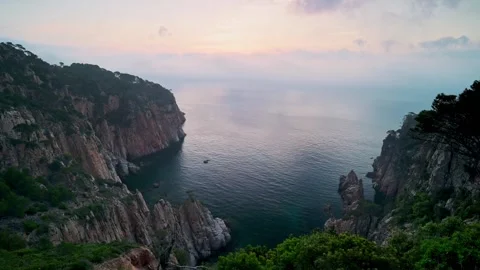 Sunrise over the sea Stock Footage 204809507