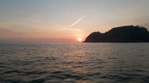 Sunrise over the sea Stock Footage 241680352