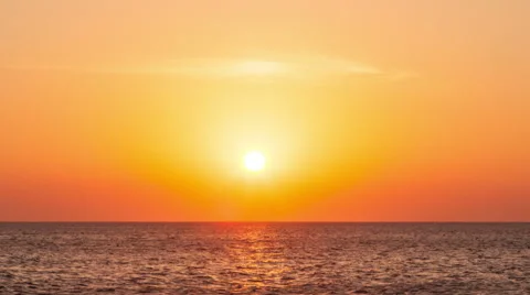 Sunrise over the seascape Vídeo Stock 52822166