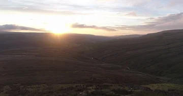 Sunrise over Swaledale Stock Footage 85700553