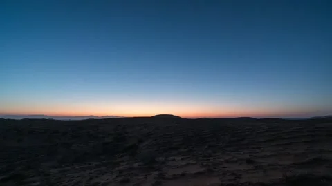 Sunrise Over Tengger Desert Timelapse Stock Footage 326701936