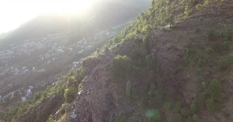 Sunrise Over the Valley Stock Footage 81003725