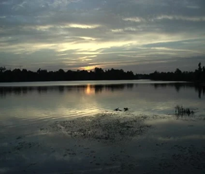 Sunrise Over Water 2 Stock Footage 8691848