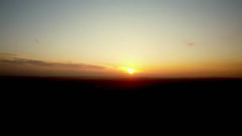 Sunrise panorama view Stock Footage 143896301