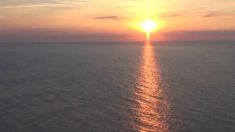 Sunrise path Stock Footage 81360529