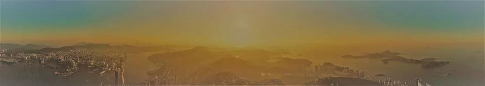 Sunrise in the Peak Stock Photos