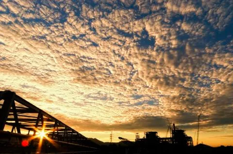 Sunrise Foto stock