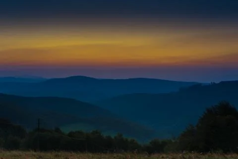 Before the sunrise Foto stock