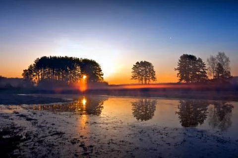 Sunrise. Stock Photos