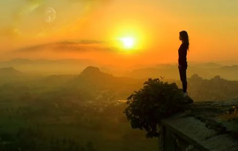 At sunrise 写真素材