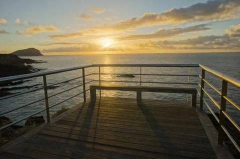 Sunrise Pier Stock Photos