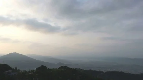Sunrise point, Pokhara, Nepal Stockbeeldmateriaal 76539246