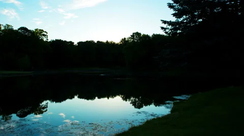 Sunrise Pond Timelapse Stock Footage 57750447
