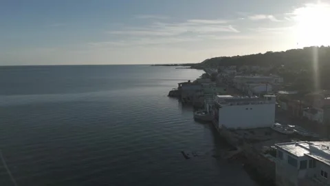 Sunrise on the port 스톡 동영상 301652457