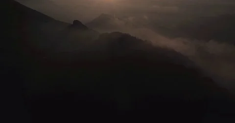 Sunrise pull back reveal Stock Footage 69799049