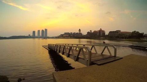 Sunrise at Putrajaya Stock Footage 47762910