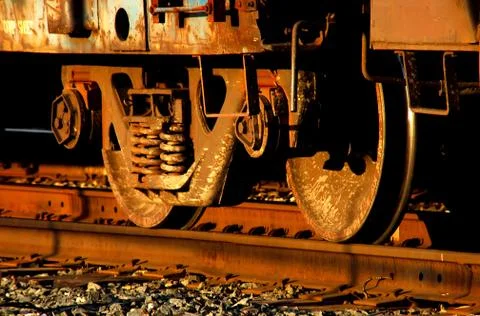 Sunrise on Railroading Stock Photos