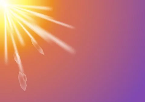 Sunrise ray Stock Illustration