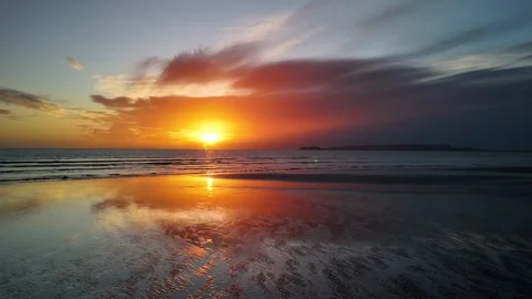 Sunrise red delight Stock Footage 260238575