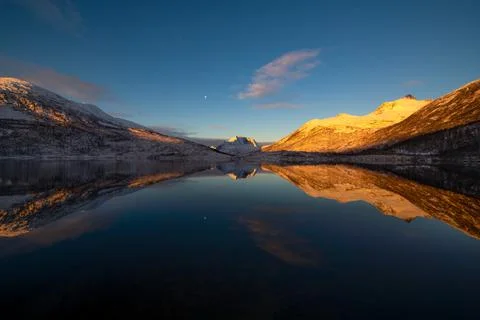 Sunrise Reflection Foto stock