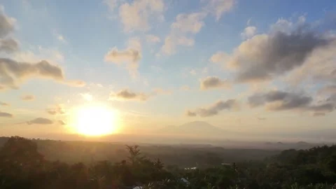 Sunrise at Rembangan Stock Footage 314063518